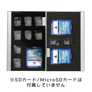 SD3枚 + microSD10枚 アルミ カ...の詳細画像1