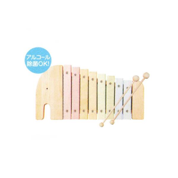 木琴 もっきん 木琴おもちゃ 楽器おもちゃ エドインター NIHON エレファントシロフォン 出産祝...
