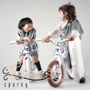SPARKY ecru スパーキー 子供 自転車 キッズバイク ブラウンタイヤ｜chica-chico