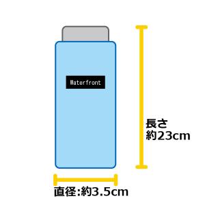 傘 ウォーターフロント 折りたたみ傘 軽量 キ...の詳細画像4