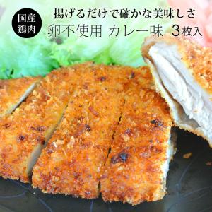 カレー チキンカツ 紀の国みかんどり 130g×3枚 冷凍｜chicken-nakata