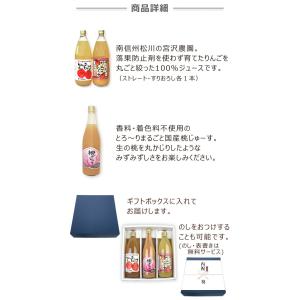 りんごジュース 桃ジュース セット 内祝 果汁...の詳細画像1