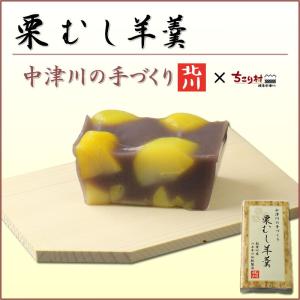 栗 中津川 栗むし羊羹 和菓子 老舗 お取り寄せ ギフト ちこり村 350g nkc
