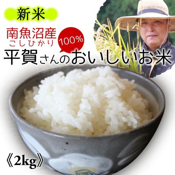 南魚沼産 魚沼 コシヒカリ 新潟 新米 2025年産 平賀さんのおいしいお米 2kg