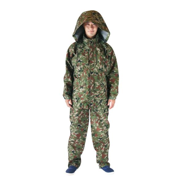 陸自 雨衣 ゴアテックス雨衣2型 陸上自衛隊 迷彩 ゴアテックス 合羽 カッパ 防水 雨具  レイン...