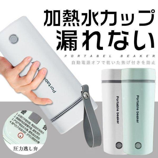 電気ケトル ポータブル 携帯性 高速沸騰ケトル ステンレス シンプル おしゃれ 電気ボトル 持ち運び...