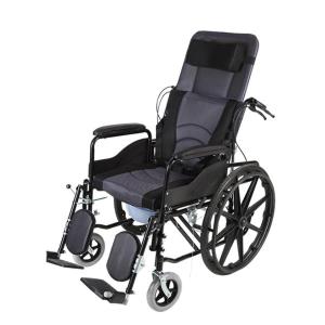 6位調整リクライニング折りたたみ背もたれアームコンフォート車椅子折り畳み式車椅子高齢者障害者のための快適な通気性の通気性・デザイン