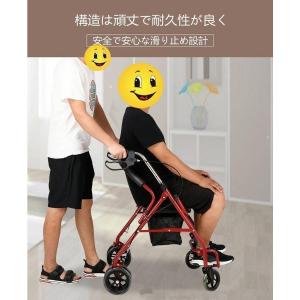 シルバーカー おしゃれ コンパクト 座れる 散歩 シニア 歩行補助 買い物 ショッピングカー 大容量 老人車 手押し車 介護 人気｜chidorisyojistore