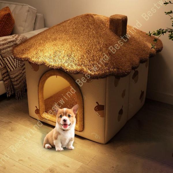 犬 ハウス おしゃれ 室内 スヌーピー お庭付き赤い屋根の ハウス ドーム 赤屋根 ベッド 猫 小型...