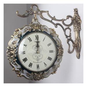 おしゃれな壁掛け時計 №.1 両面時計ウォールクロック アンティーク時計 楽天市場】両面時計 おしゃれ 掛け時計 壁掛け時計 アイアン