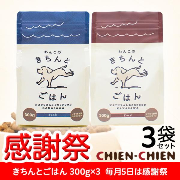 わんこのきちんとごはん 感謝祭 ドッグフード シニア アレルギー 国産 無添加 グルテンフリー 極小...