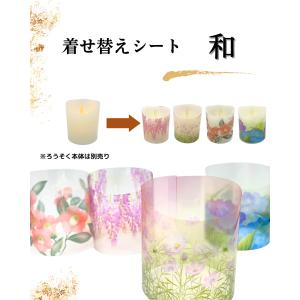 LEDロウソク 着せ替えシート 電池式ろうそく...の詳細画像2