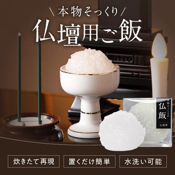 仏飯 仏壇 ご飯 リアル仕上げ 仏壇用 白飯 仏具 リアル仕上げ サンプル イミテーション お供え