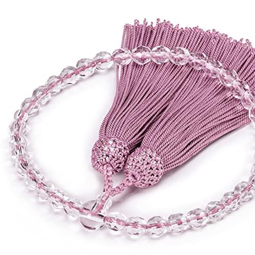 福正堂 数珠 京念珠 葬祭のプロ監修 冠婚葬祭マナーBOOK付 女性 念珠 (2.桜)