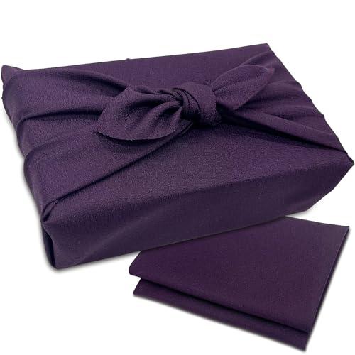 福正堂 風呂敷 【京都老舗の制作】 ふろしき furoshiki 一升瓶 大判 日本製 90cm 紫