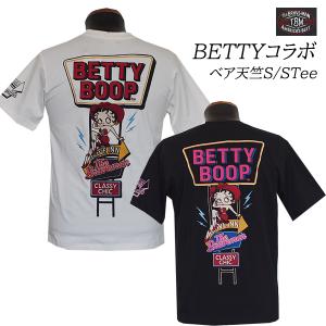 THE BRAVE MAN　ザブレイブマン　BETTYコラボベア天竺半袖Tシャツ ネオンベティ　BB...