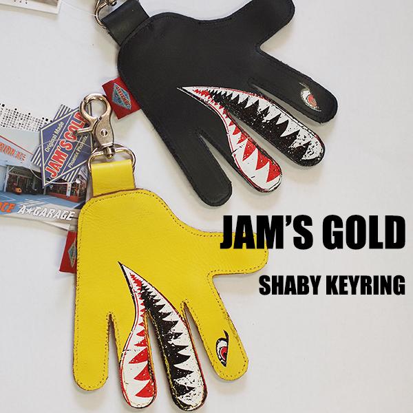 JAM'S GOLD SHABY キーホルダー　JGA-1045　レザー　バイカー　革小物　シャーク...