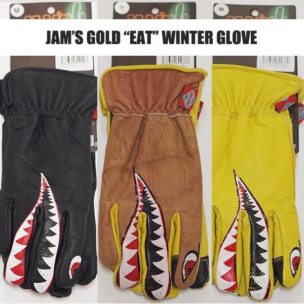 JAM'S GOLD EAT WINTER LEATHER GLOVE　JGG-945　レザーグロー...