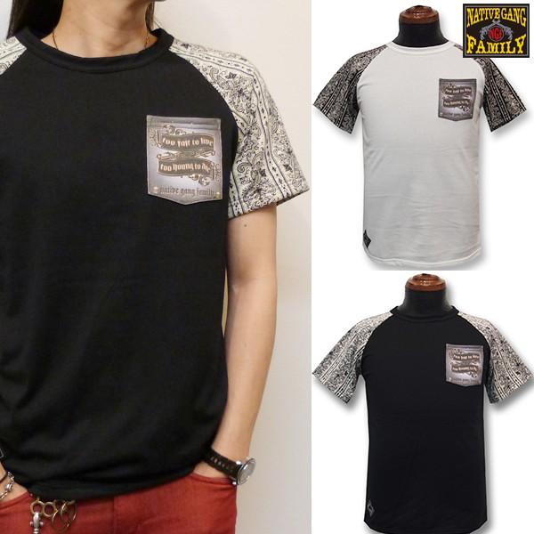 NATIVE GANG FAMILY　ネイティブギャングファミリー　50％OFF SALE!!　袖柄...