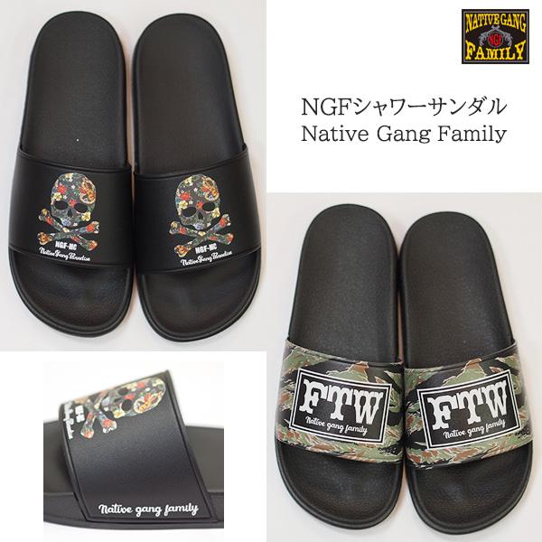 NATIVE GANG FAMILY　ネイティブギャングファミリー　シャワーサンダル　NGF43-4...