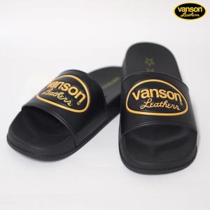 VANSON（バンソン） シャワーサンダル NVSK-2002 : BLACK BARTS