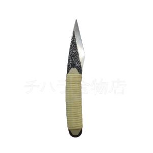 梅心子 接木小刀（曲） 24mm 藤巻 白紙2号 サヤなし : チハラ金物店