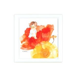 ミニアート　No.21『けしの花の中のあかちゃん』