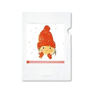 A4 クリアファイル『赤い毛糸帽の女の子』｜chihiro-fukyu