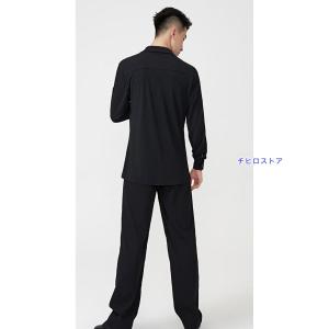 社交ダンス衣装 トップス メンズ ラテン ラテ...の詳細画像5