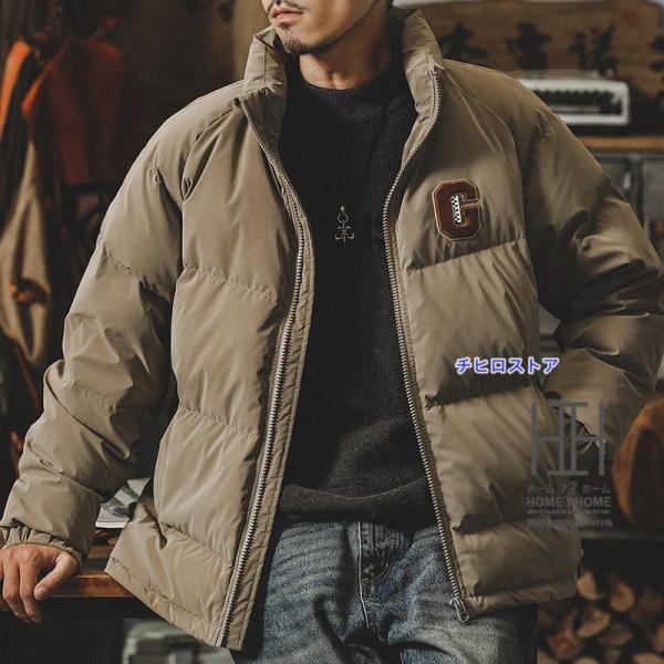 ダウン ダウンジャケット メンズ 大きいサイズ おしゃれ ワンポイント ボリューム 90ダウン 暖か...