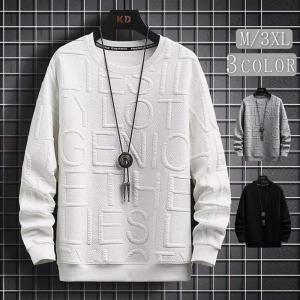 ロンT メンズ ロングTシャツ 長袖 メンズ 春...の商品画像
