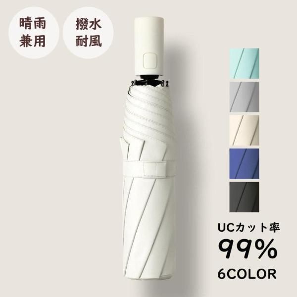 晴雨兼用折り畳み傘 折りたたみ傘 雨晴兼用 レディース バイカラー 遮光 日傘 雨傘 UVカット 風...