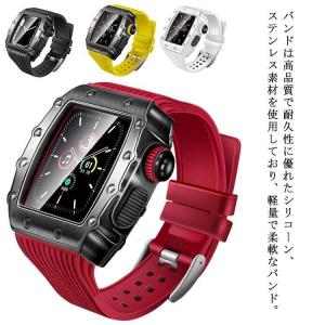 41mm 腕時計 5 series 44mm case SE ラバー 高級 4用 40mm 7 8 for Watch アップルウォッチ シリコン｜chihiro1-store