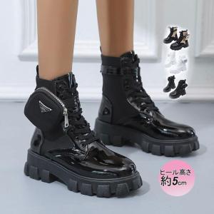 【美品】Dr.Martens ドクターマーチン KENDRA ヒール ブーツ24 Dr.Martens - ドクターマーチンKENDRA厚底ヒールブーツの