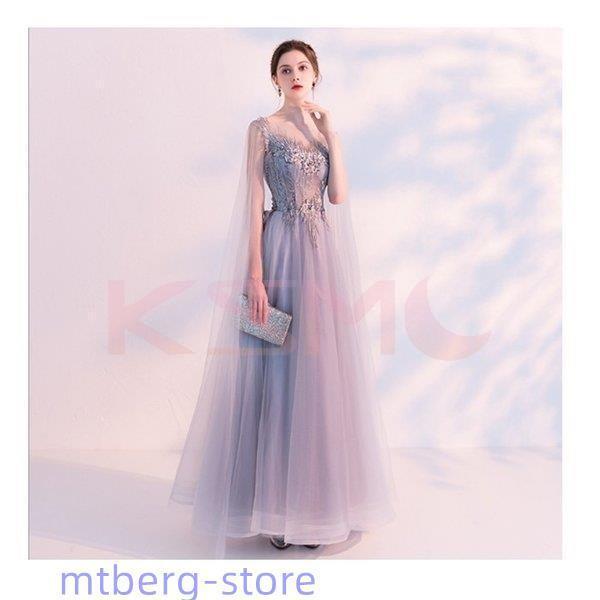 ドレス    レディース　結婚式　発表会  二次会　ピアノェミニン  無袖　ロング丈     ナイト...