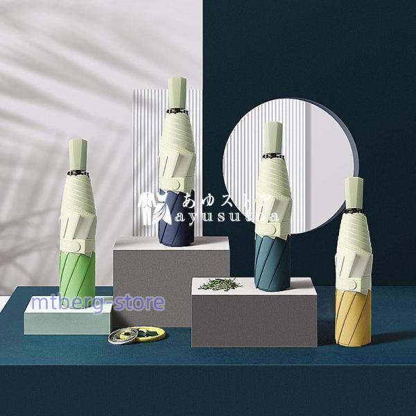 折りたたみ傘 3段折りたたみ傘 手動開閉式 UVカット 紫外線対策 傘 レデイース メンズ 男女兼用...