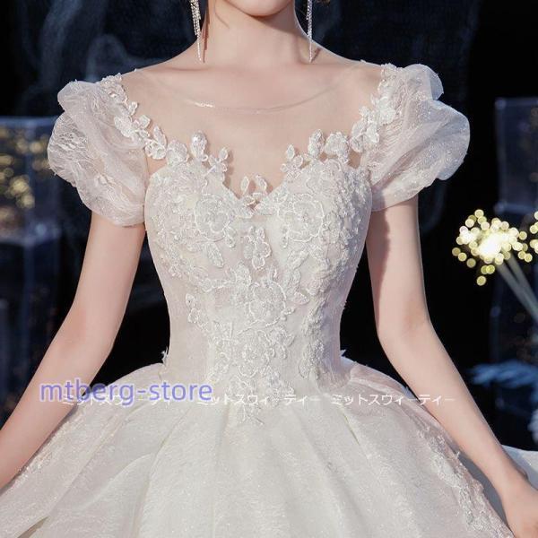 ウェディングドレス プリンセスラインドレス ウエディングドレス 二次会 花嫁 パーティードレス 披露...