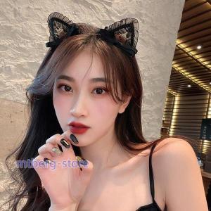! 猫耳 カチューシャ レース コスプレ 猫 ...の詳細画像1