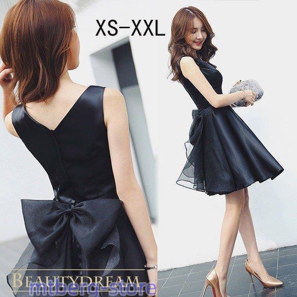 花嫁ミニドレス、ウェディングドレス、可愛いミニドレス、花嫁二次会、可愛い蝶結、パーティドレス、エレガ...