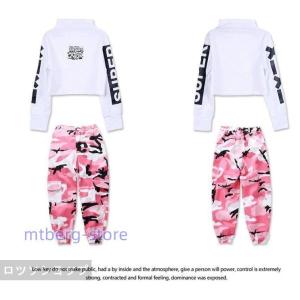 ダンス 衣装 パーカー パンツ 迷彩 女の子 ...の詳細画像5