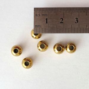 ゴールド ステンレス メタルビーズ 【6個 8...の詳細画像4