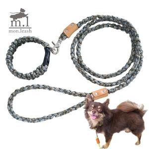 首輪 リード セット【 パラコード首輪 & 引き紐 / 8．シルバー