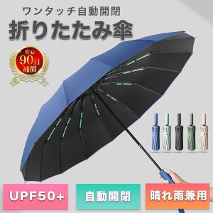 折りたたみ傘 傘 メンズ 日傘 自動開閉 大きい 晴雨兼用 雨傘 男性用日傘 大きいサイズ風に強い 丈夫｜イイコトショップ