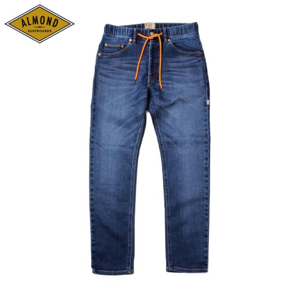 ALMOND SURFBOARDS アーモンド デニムジョグパンツ ユーズドヴィンテージ加工 日本製