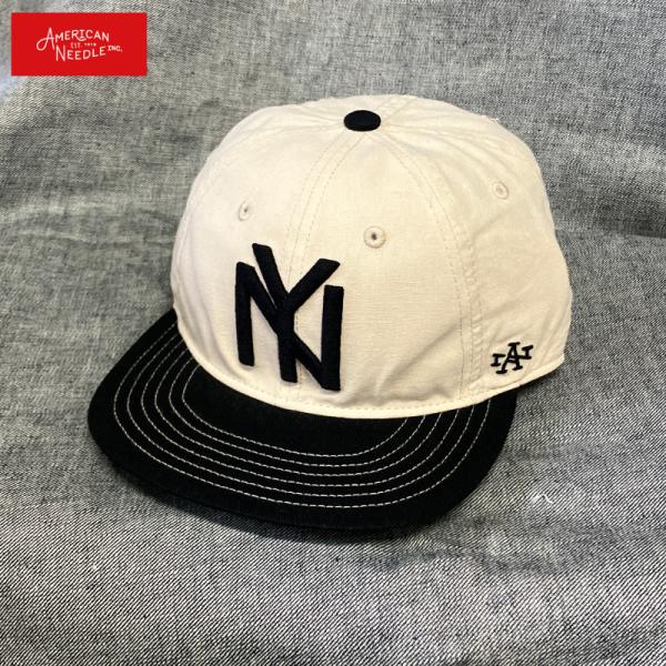 アメリカンニードル AMERICAN NEEDLE ベースボールキャップ コットンリネン綿麻素材 ヤ...