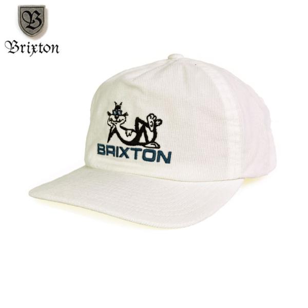 Brixton ブリクストン キャップ トラッカー コーデュロイキャップ 刺繍 アニマル ユニーク ...