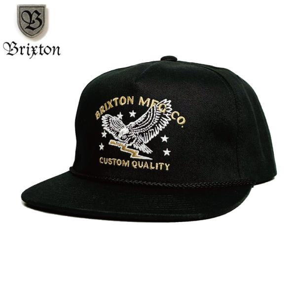 Brixton ブリクストン キャップ トラッカーキャップ イーグル ロゴ 刺繍 ブラック 黒
