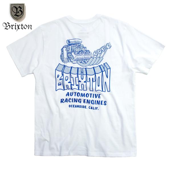 Brixton ブリクストン Tシャツ グラフィック プリント アメリカン モーターカルチャー ワー...