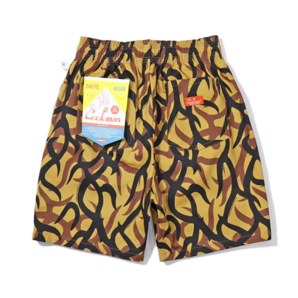 Cookman ショートパンツ トライバルカモ 迷彩柄 Tribal Camo イージーショーツ ワ...