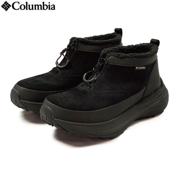 Columbia コロンビア スカイライドジップウォータープルーフ 防水ウィンターブーツ 黒 ブラッ...